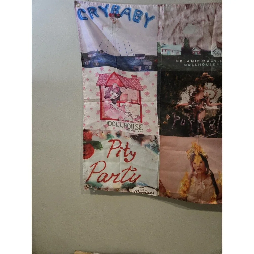 Melanie Martinez music album cover collage tapestry